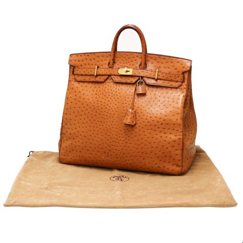 diamond hermes hac 50 ostrich bag|hac a dos Hermes.